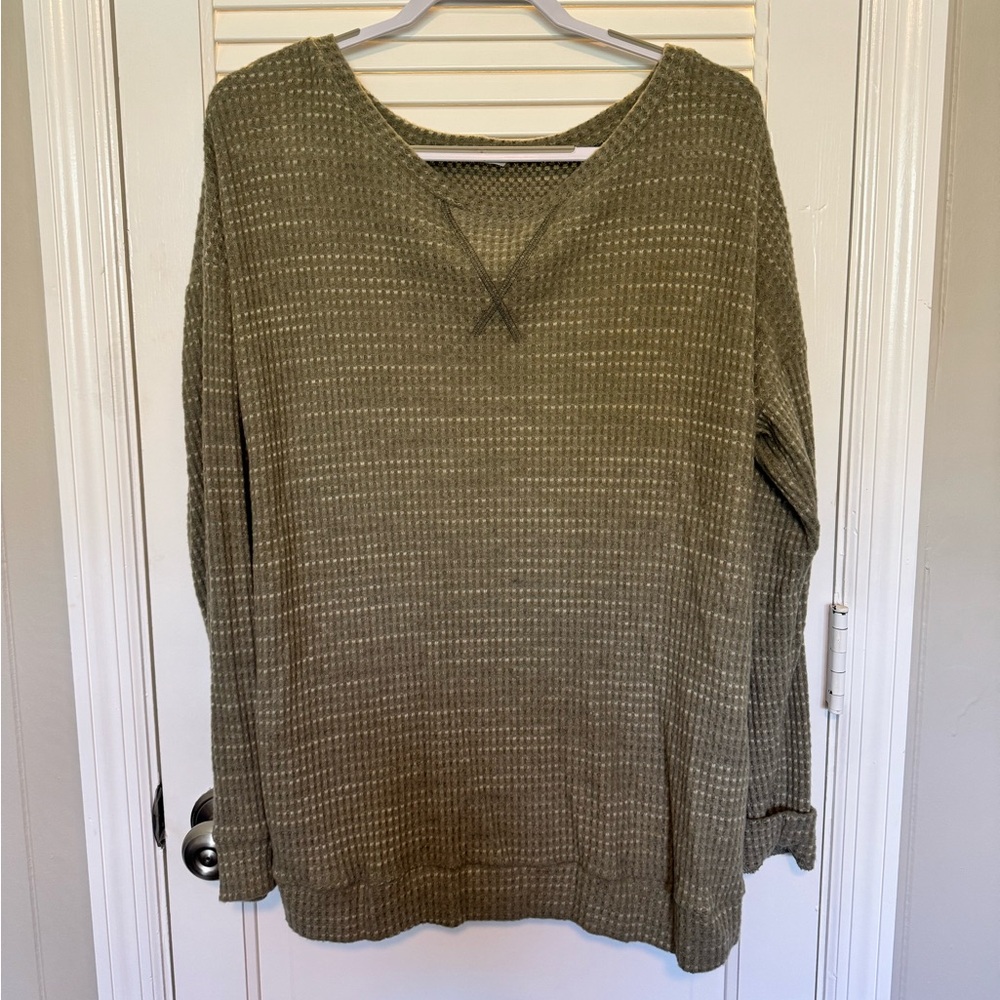 JODIFL Sage Textured Knit Top
